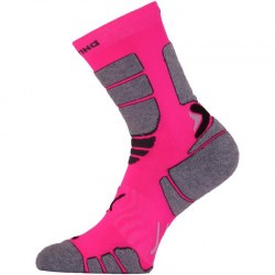 LASTING ponožky inline ILR 408 růžová/šedá