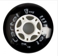 WHEEL CARTEL kolečka TFS 84/85A Black-8pk