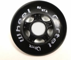 WHEEL CARTEL kolečka TTR 80/87A Black-8pk