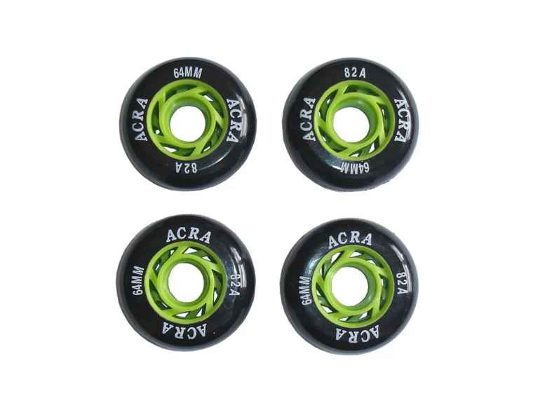 ACRA dětská kolečka k inline bruslím 64 x 24 mm CS05