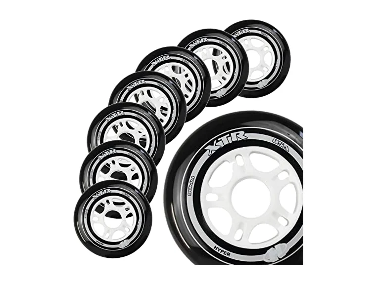 HYPER kolečka XTR 90/85A Black 6 pack