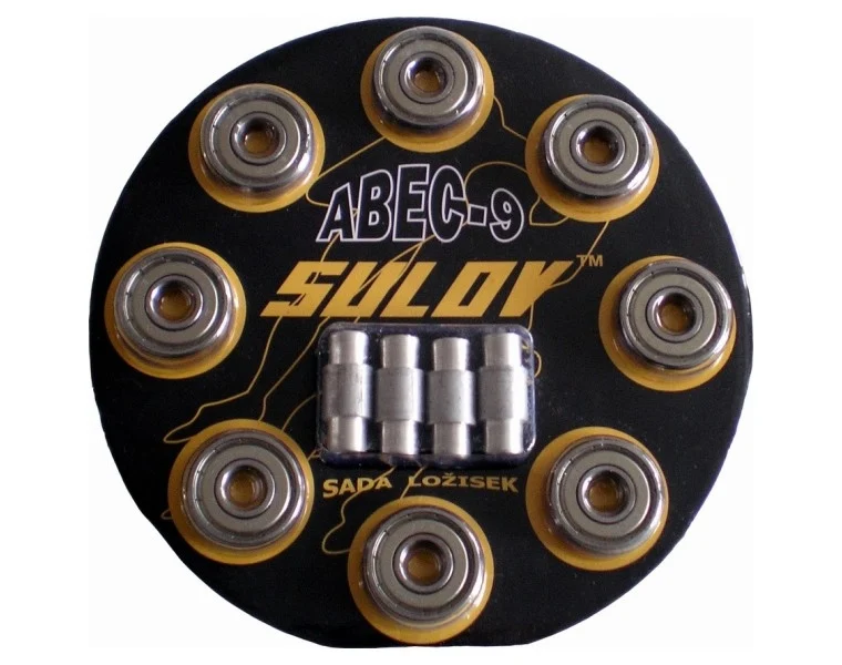 SULOV sada ložisek ABEC 9 Chrom/8ks